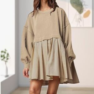 Oversized Sweatshirt Dress